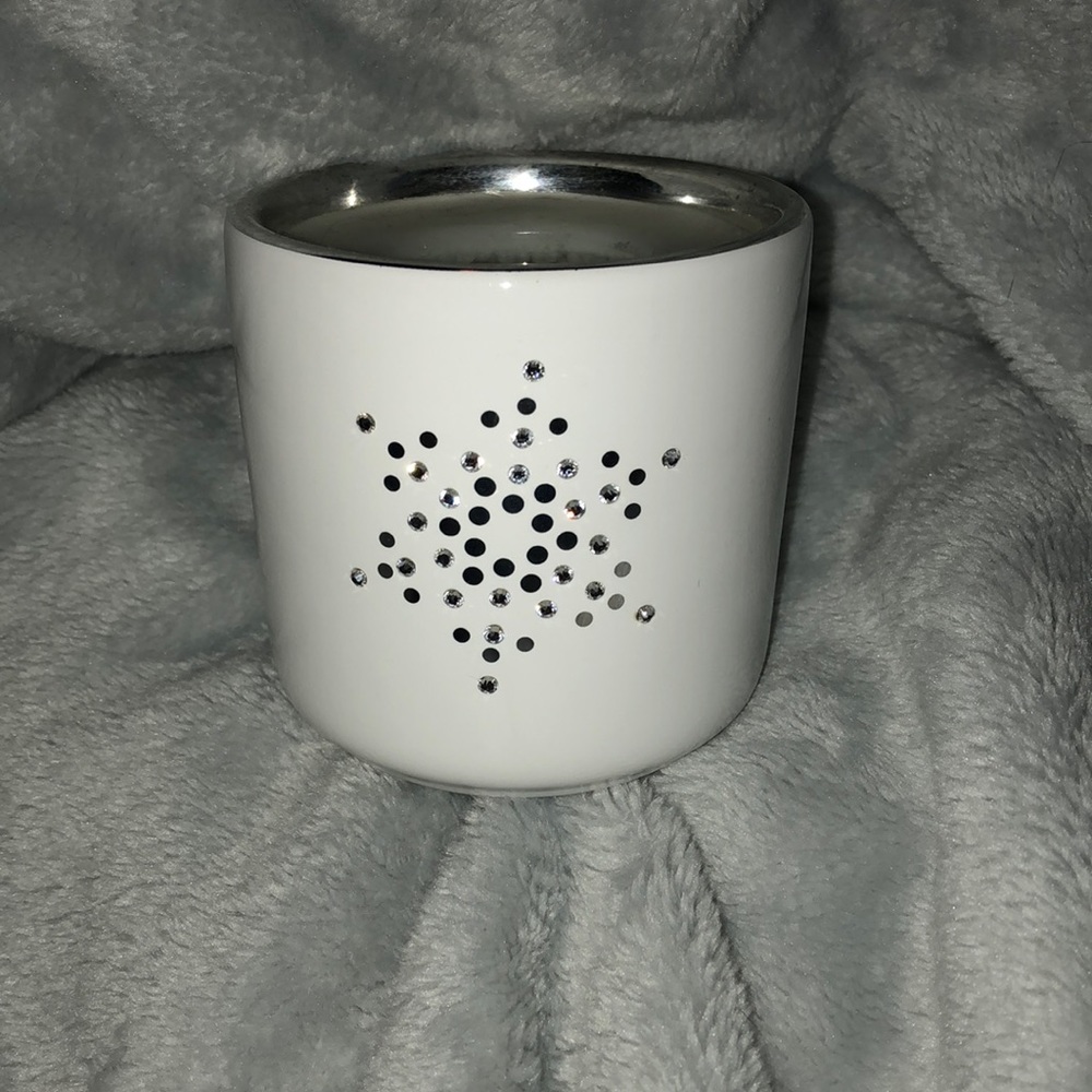 Swarovski accent candle